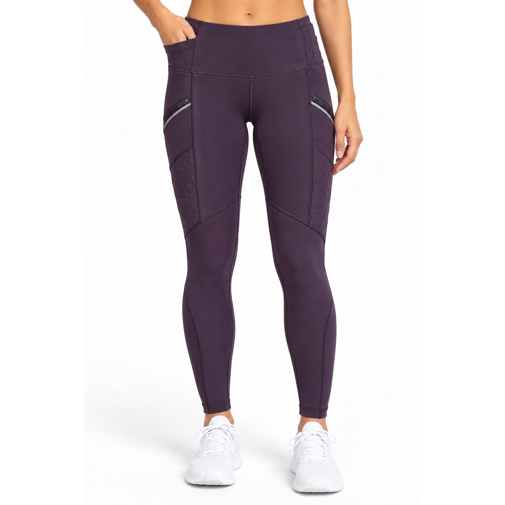 Lululemon Toasty Tech Tight II Thermal Fleece Leggings Purple Size 8